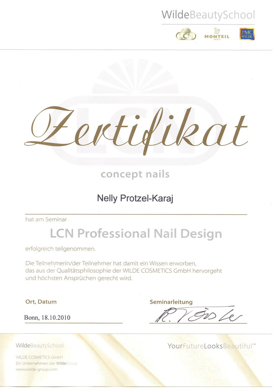 LCN Professional Nail Design